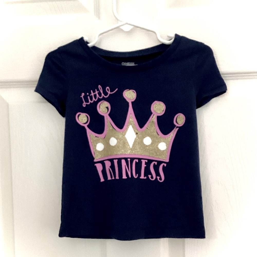 Little Princess Navy Blue T Shirt